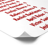 Schoonheid en het Beest-zitje Poster (Hoek)