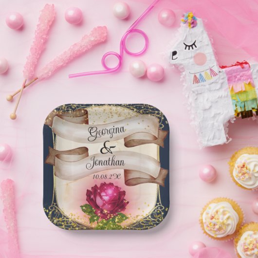 Schoonheid en het  feiënhuwelijk in het Beest Papieren Bordje (Feest)