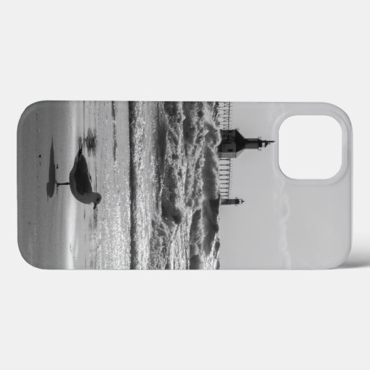 Schoonheid en kracht grayscale Case-Mate iPhone case (Achterkant (horizontaal))