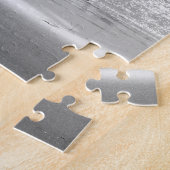 Schoonheid en kracht grayscale legpuzzel (Zijkant)
