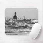 Schoonheid en kracht grayscale muismat (Met muis)