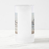 Schoonheid en kracht matglas bierpul (Center)