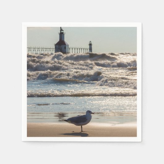 Schoonheid en kracht servetten (Voorkant)