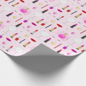 Schoonheid en make-up cadeaupapier (Hoek)