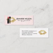 Schoonheid en Make-up Mini Visitekaartje (Voorkant / Achterkant)