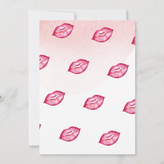 Schoonheid en make-up spa verjaardagsfeestje kaart (Achterkant)