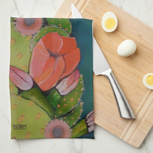 Schoonheid en pantser keukenhanddoek (Quarter Fold)