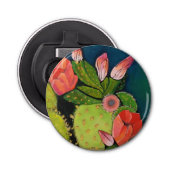 Schoonheid en pantser knop fles opener magneet (Voorkant)