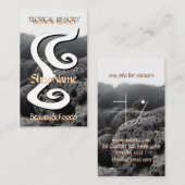 Schoonheid en Salon Tropical Resort Visitekaartje (Voorkant / Achterkant)