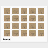 Schoonheid en sticker van leder (Vel)
