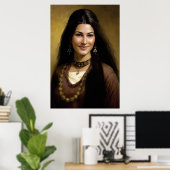 Schoonheid en veerkracht: portret van een Afghaans Poster (Thuiskantoor)