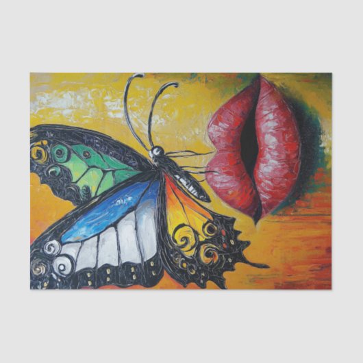 Schoonheid en vlinders24 tissuepapier (Voorkant)