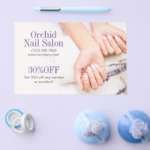 Schoonheid Esthetisch Manicure Nail Salon prijslij Flyer (Enkel)
