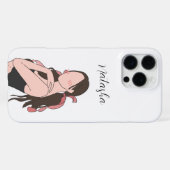 Schoonheid Esthetisch Meisje  iPhone Hoesje (Achterkant horizontaal)