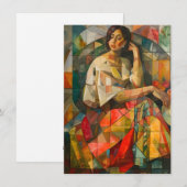 Schoonheid Feestdagenkaart (Voorkant / Achterkant)