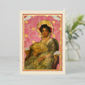 Schoonheid Foliekaart Fine Art Folie Feestdagenkaart (Staand Voorkant)