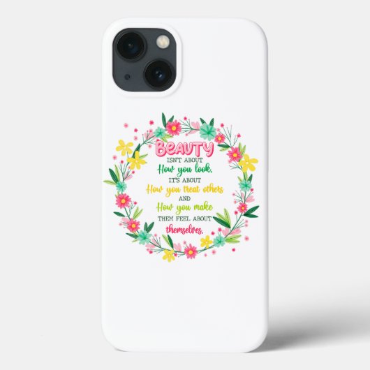 Schoonheid gaat niet over hoe je eruit ziet Case-Mate iPhone case (Achterkant)