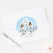 Schoonheid Geheimen van de Medusa Ronde Sticker (Envelop)