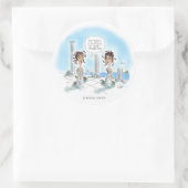 Schoonheid Geheimen van de Medusa Ronde Sticker (Tas)