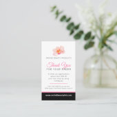 Schoonheid gezondheid bedrijf foto promo herhalen  visitekaartje (Staand voorkant)