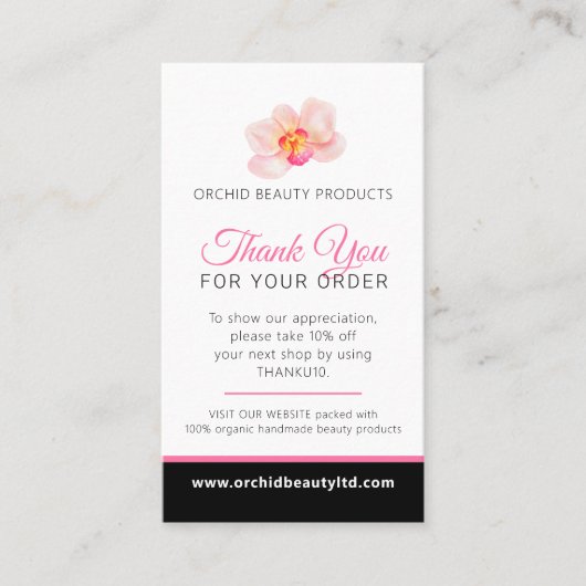 Schoonheid gezondheid bedrijf foto promo herhalen  visitekaartje (Voorkant)