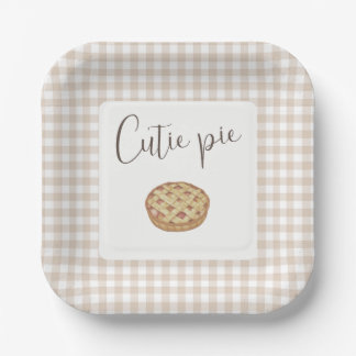 Schoonheid Gingham Papieren Bord