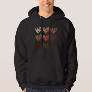 Schoonheid Heeft Geen Huidskleur Zwarte Geschiede Hoodie