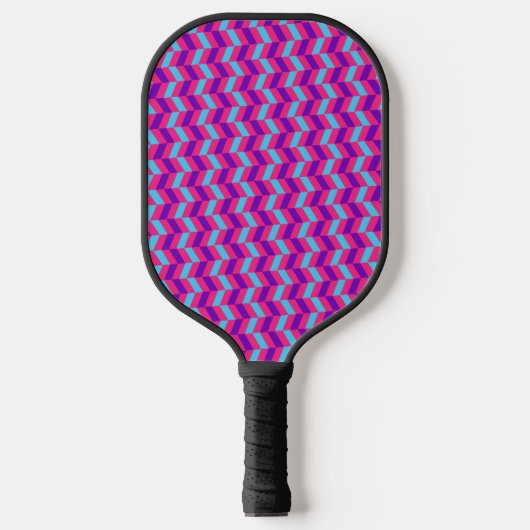 Schoonheid Herringbone Gym Roze Pickleball Paddle (Voorkant)