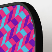 Schoonheid Herringbone Gym Roze Pickleball Paddle (Links Detail)
