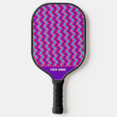 Schoonheid Herringbone Gym Roze Pickleball Paddle (Achterkant)