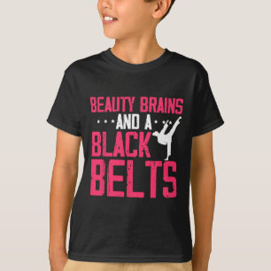 Schoonheid Hersenen En Zwarte Band Inspirerende Sp T-shirt