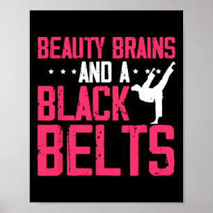 Schoonheid Hersenen En Zwarte Band Inspirerende Ze Poster