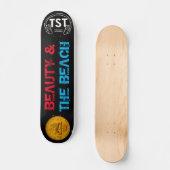 SCHOONHEID & HET STRAND Skateboard, 7¾" Deck Persoonlijk Skateboard (Voorkant)