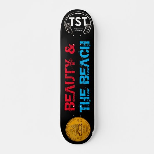 SCHOONHEID & HET STRAND Skateboard, 7¾" Deck Persoonlijk Skateboard (Voorkant)