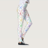 Schoonheid Highland Dance Multi Kleur Leggings (Rechts)