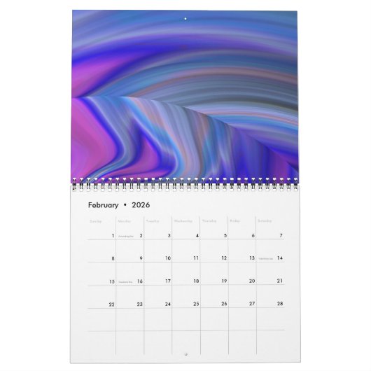 Schoonheid in Abstract 2021 Kalender (Feb 2026)