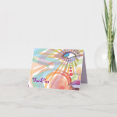 Schoonheid in BBT Mitzvah Dank je wel Bedankkaart (Voorkant)