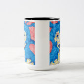 Schoonheid in blauwe mok (Center)