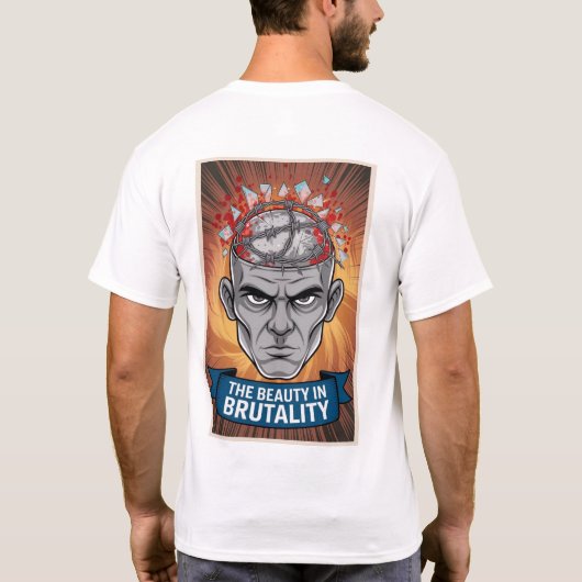 Schoonheid in brutaliteit t-shirt (Achterkant)