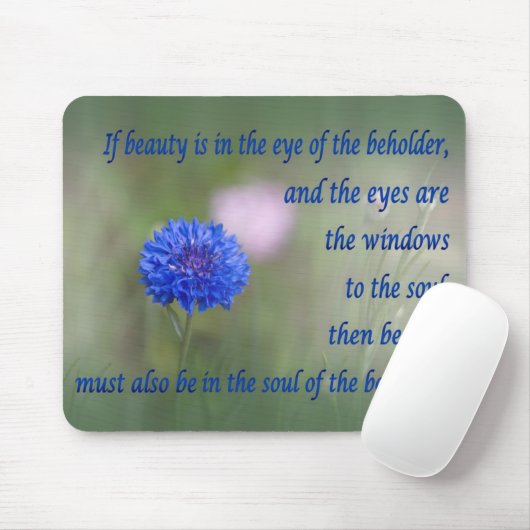 Schoonheid in de sol muismat (Met muis)