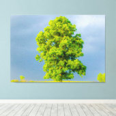 Schoonheid in de Storm Canvas Afdruk (Insitu (Houten vloer))