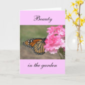 Schoonheid in de Tuin Kaart (Gele Bloem)