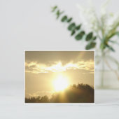 Schoonheid in een zonsopgang briefkaart (Staand voorkant)
