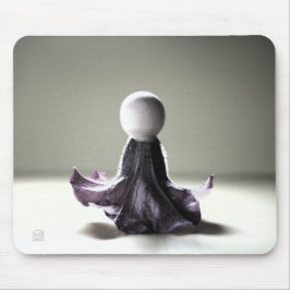 Schoonheid in eenvoud en kleine dingen. muismat