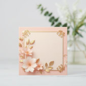 Schoonheid in Elegantie Kaart (Staand voorkant)