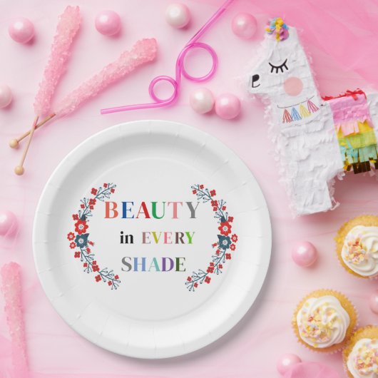 Schoonheid in elk Bord van het schaduwdocument (Feest)