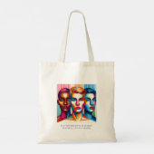 Schoonheid in gelijkheid 3 gezichten tote bag (Achterkant)