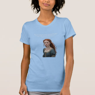 Schoonheid in het grijs t-shirt