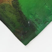 Schoonheid in het groen fleece deken (Hoek)