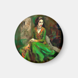 Schoonheid in het groen magneet